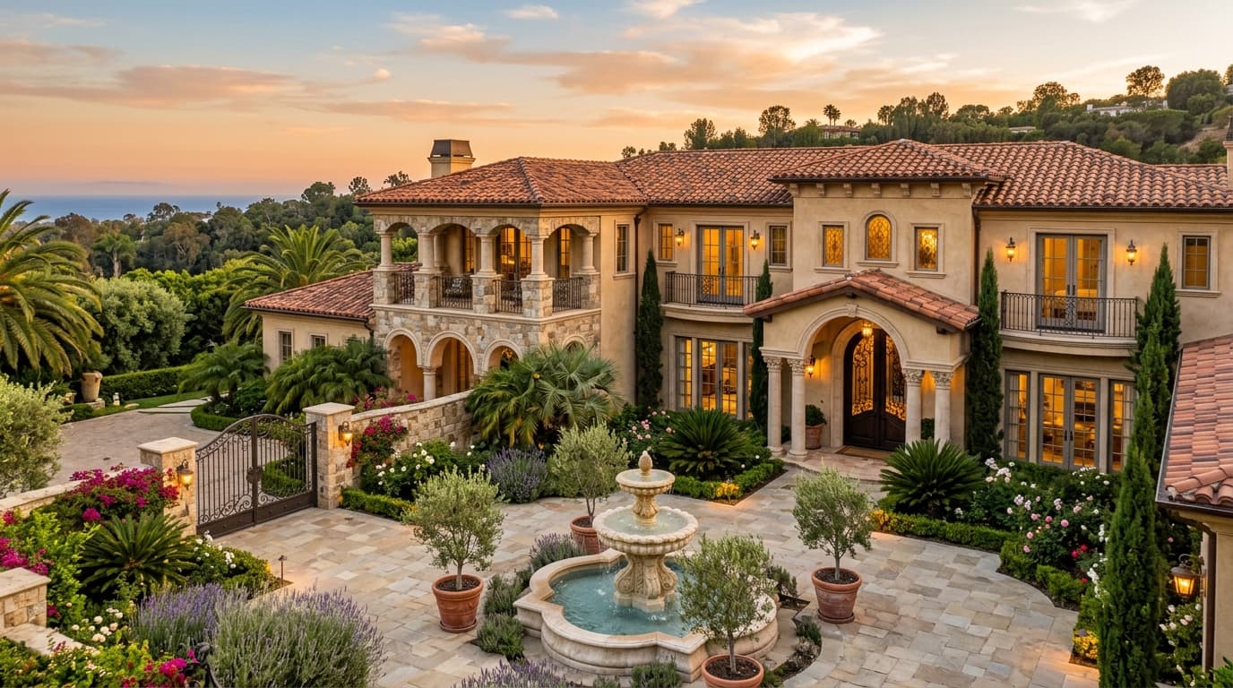 Villa Fiore Mediterranean Manor